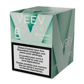 Pack de pods VEEV ONE Blue Mint&nbsp;&ndash; vue de face