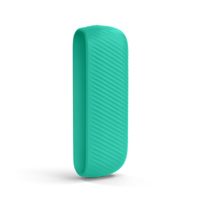 Eine Tinted Teal IQOS ILUMA H&uuml;lse.