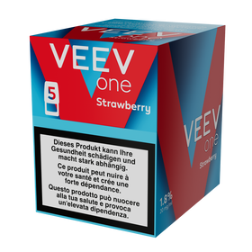 Pack de pods VEEV ONE Strawberry&nbsp;&ndash; vue de face