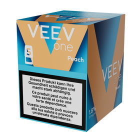 Peach VEEV ONE Pods B&uuml;ndel Vorderseite
