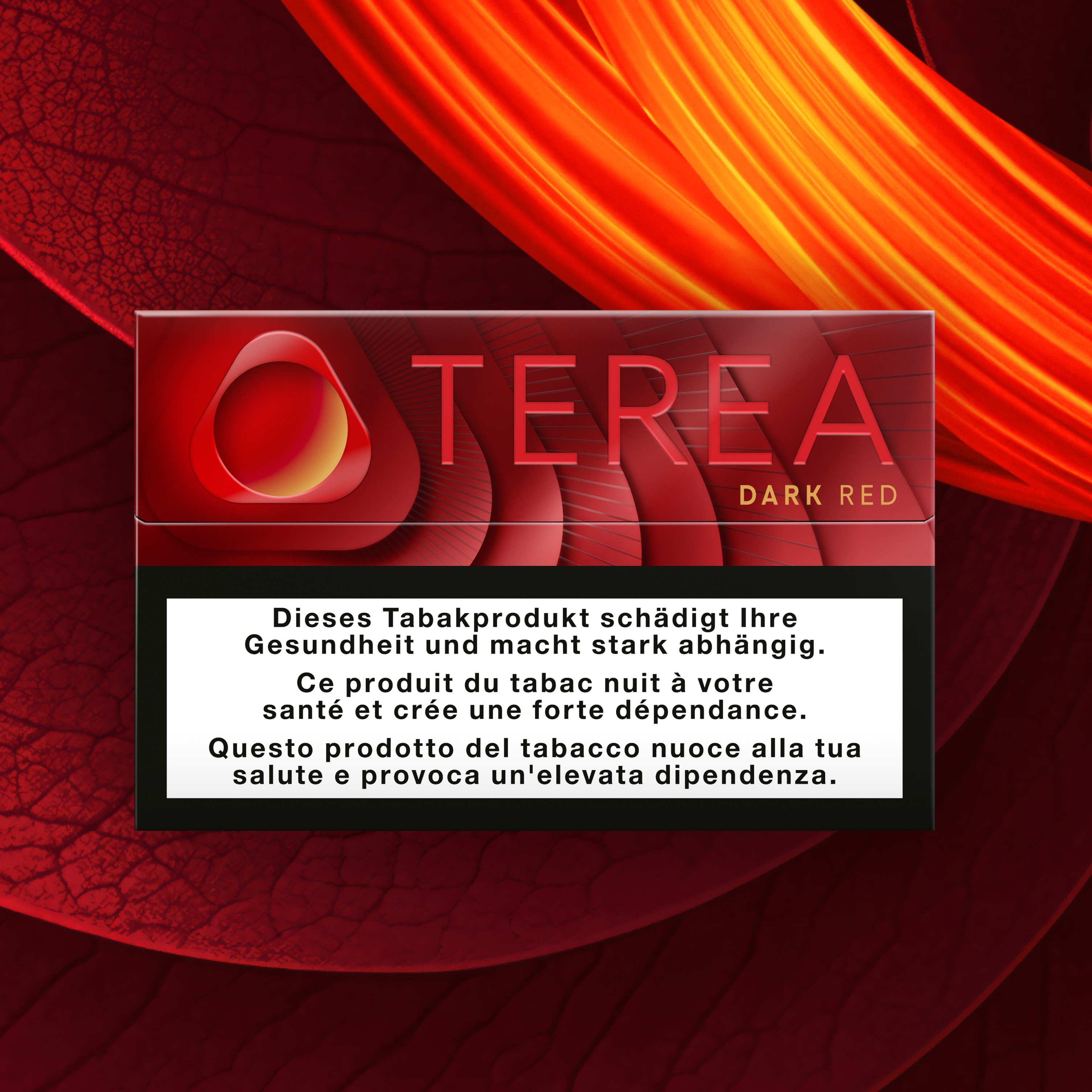 Un pacchetto di Terea Amber su una roccia