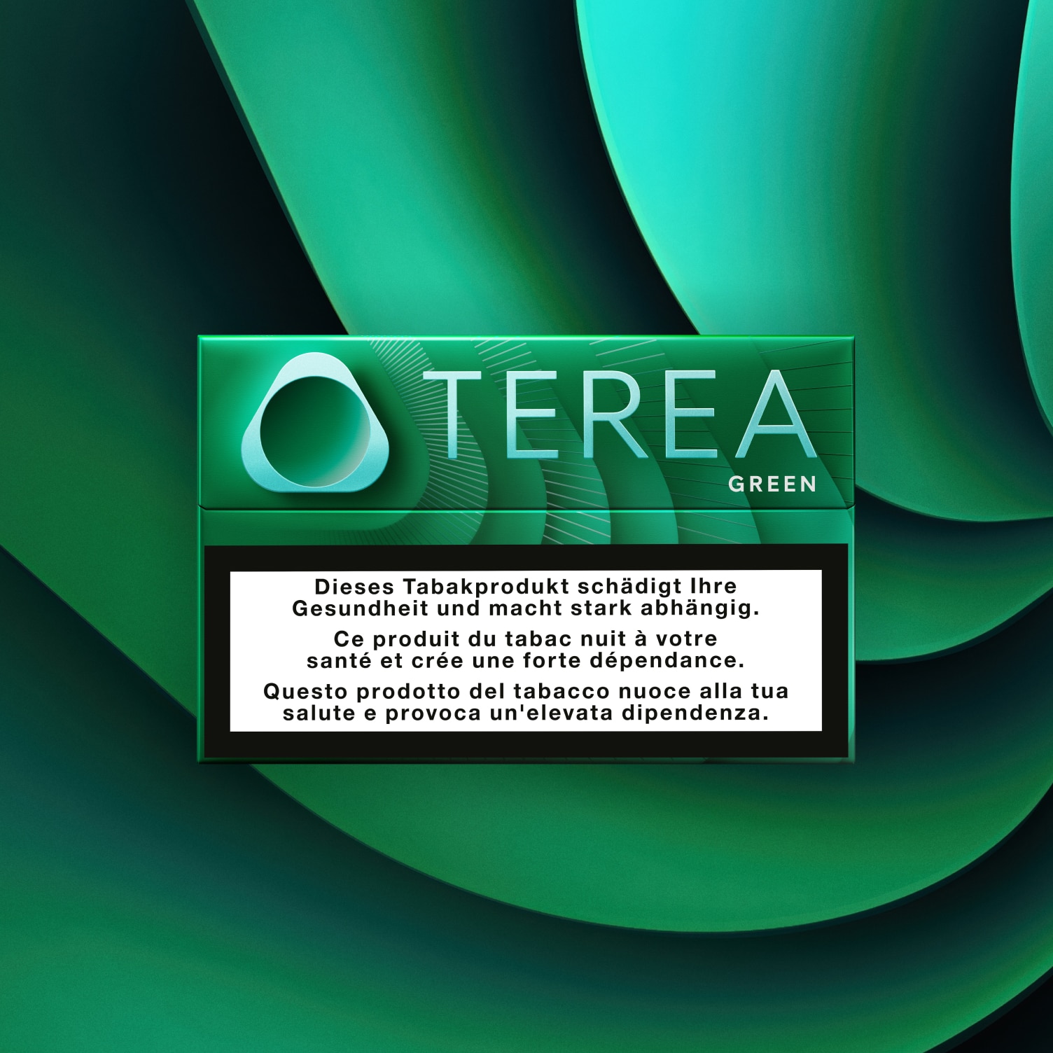 Un pacchetto di Terea Green su una roccia