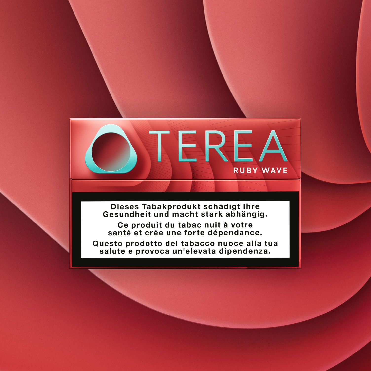 A pack of Terea Ruby Wave on a rock
