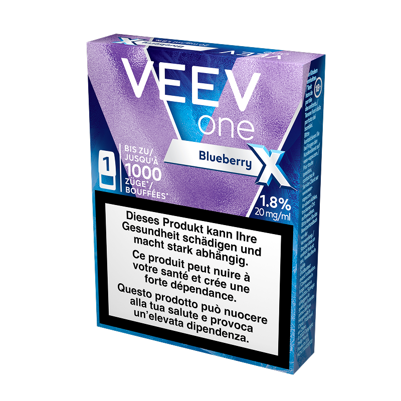 Buy VEEV ONE Extra Blueberry Vape Pods | VEEV Switzerland