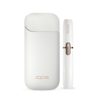  White IQOS 2.4 PLUS charger and holder