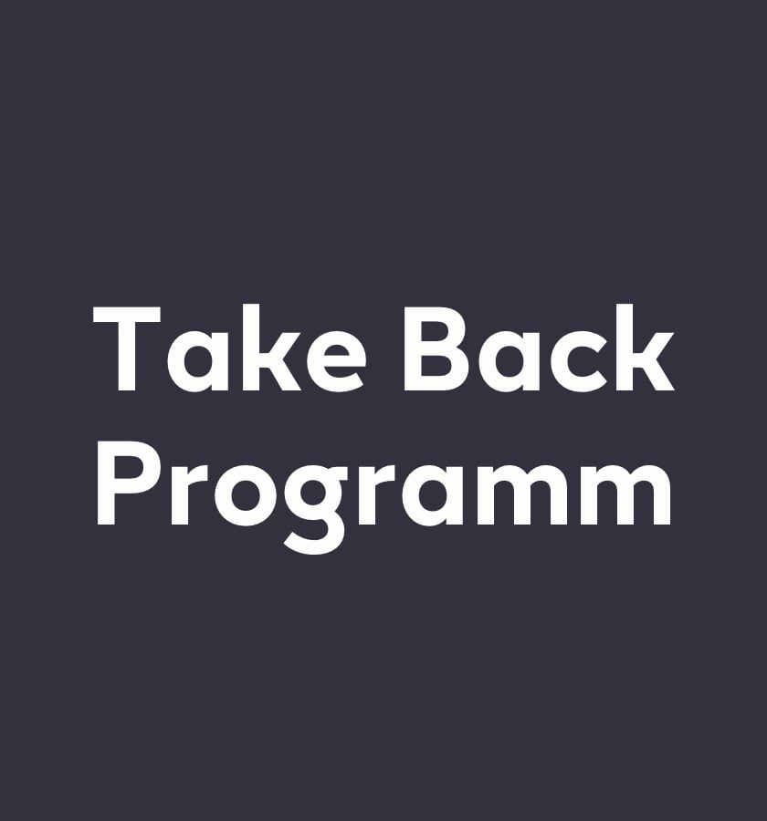 Rücknahmeprogramm-Banner