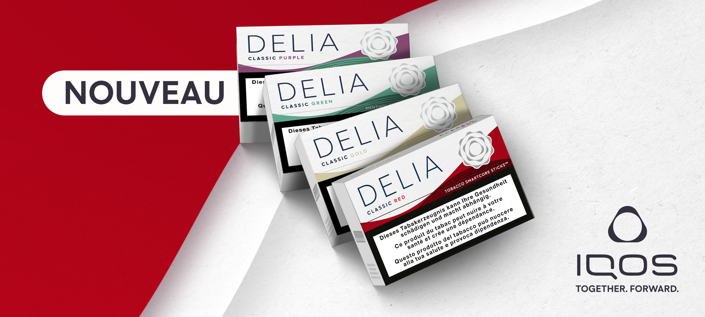 Une gamme de saveurs DELIA.