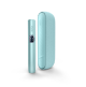 Breeze Blue IQOS ILUMA i Gerät und sein Charger, stehend