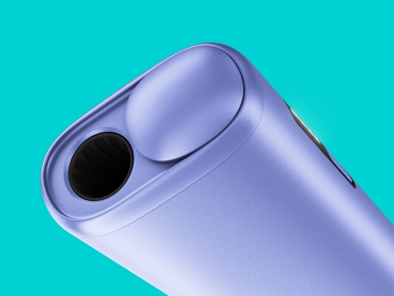 Violet IQOS ILUMA i ONE device