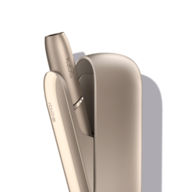 A golden IQOS 3 DUO.