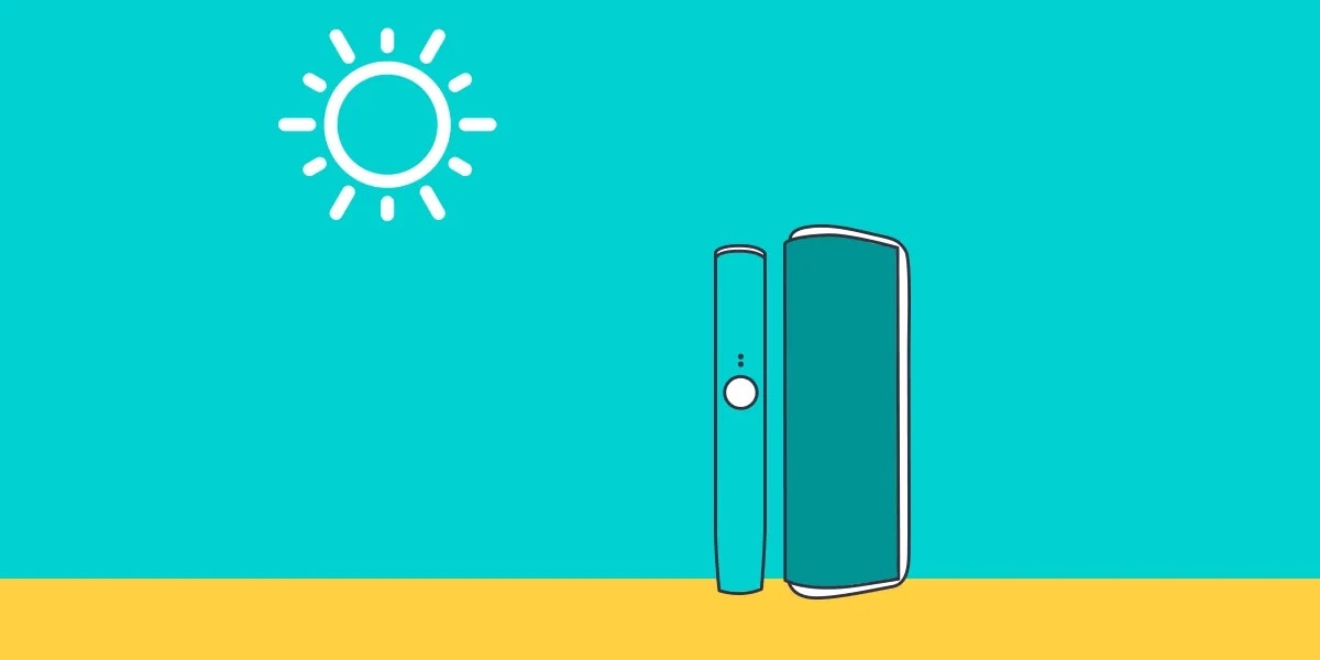 iqos in the sun