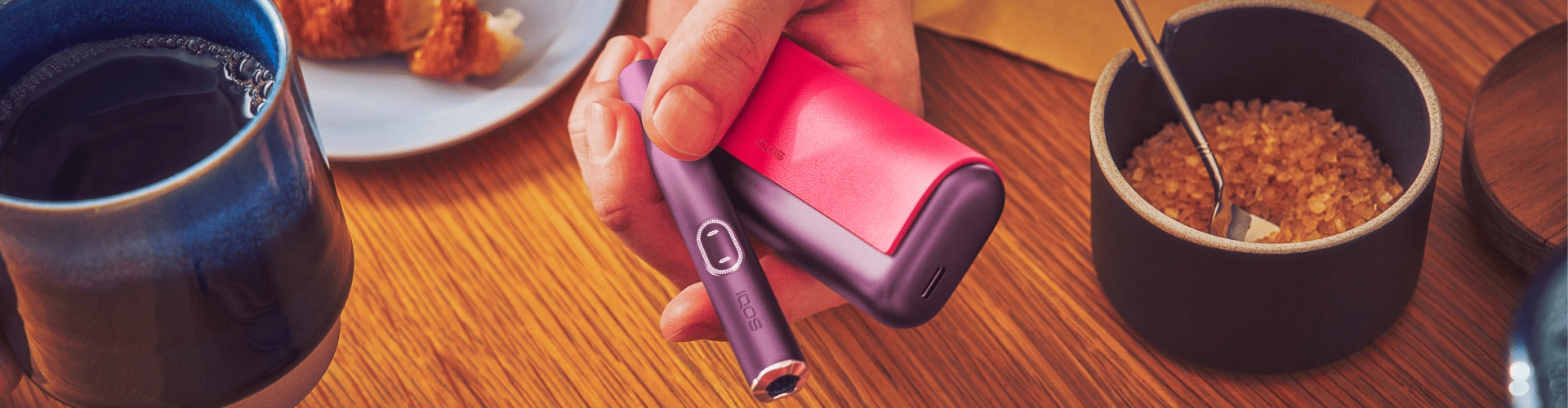 Dispositivo IQOS morado