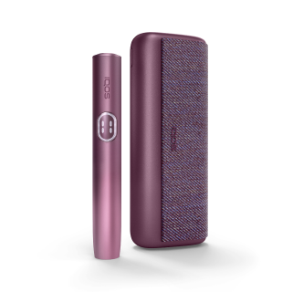 Appareil IQOS ILUMA i PRIME Garnet Red et son chargeur