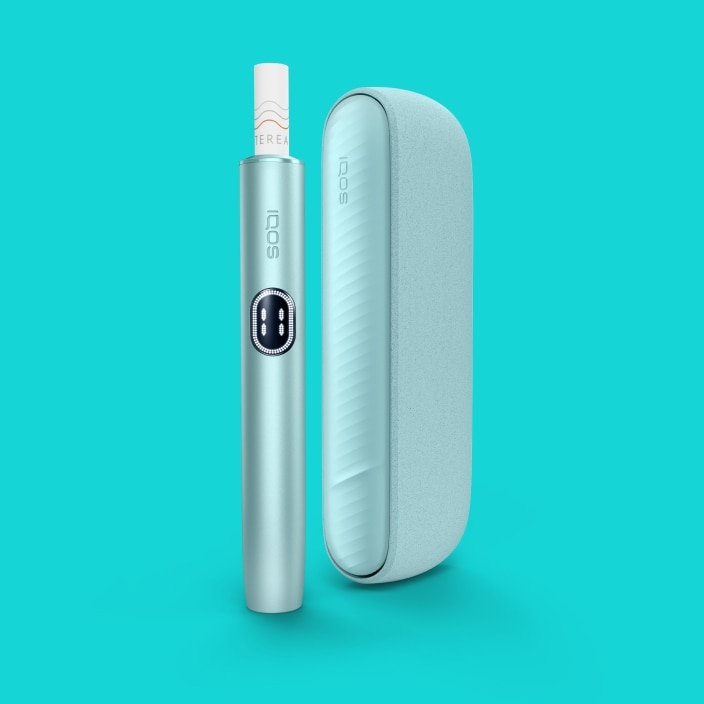 Blue Breeze IQOS ILUMA i Gerät, stehende Position