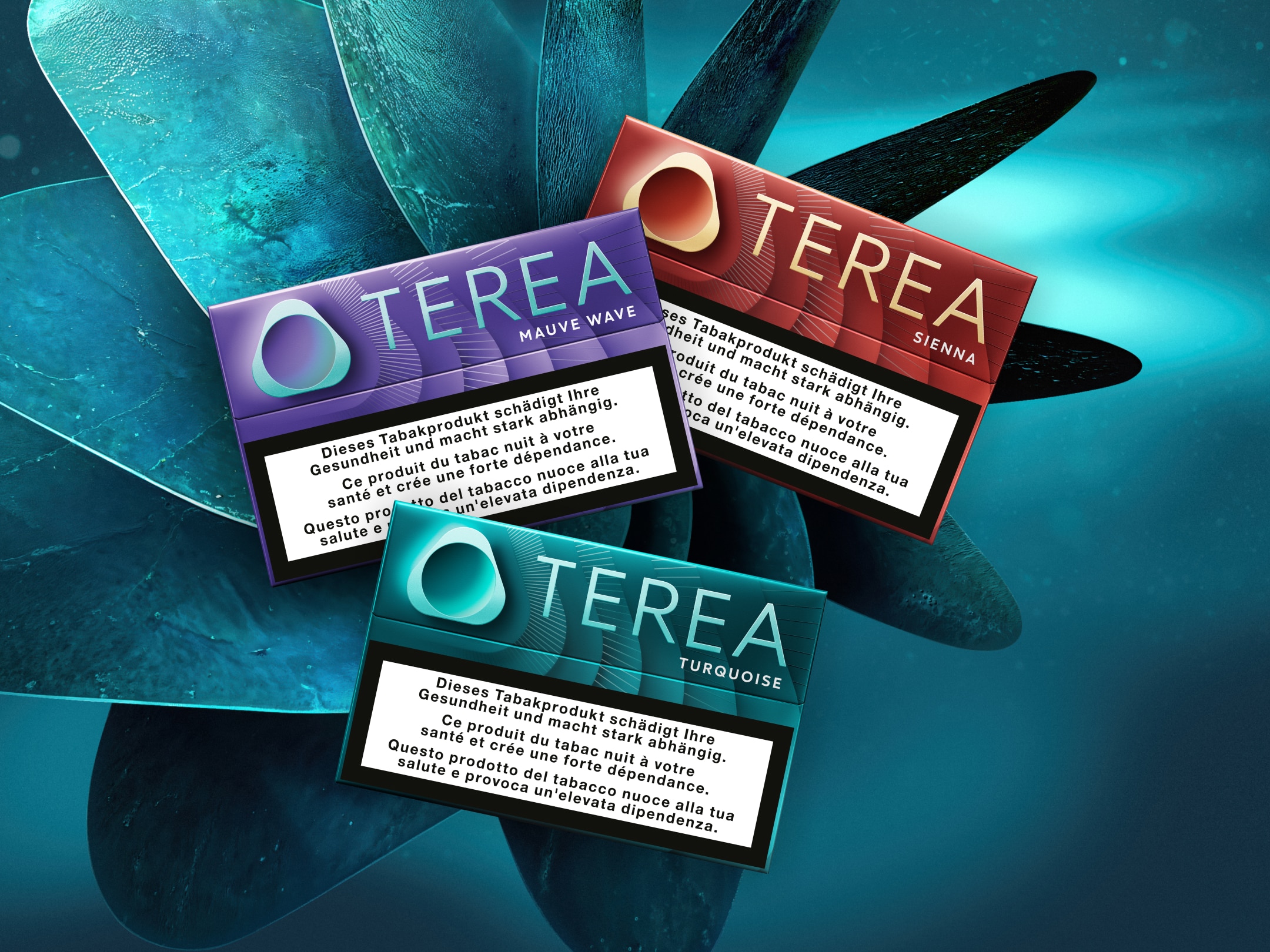 TEREA Tabaksticks Sorten mit verschiedenen Geschmacksrichtungen