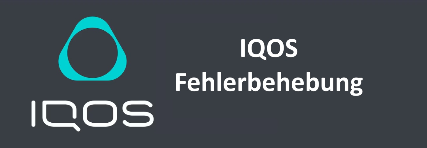 IQOS Troubleshooting Guide - DE